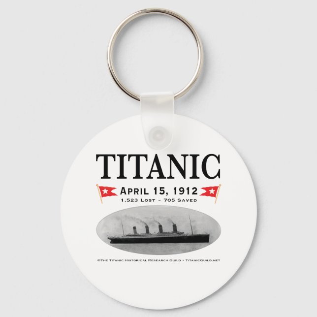 Llavero Keychain Titanic Ghost Ship (redonda) (Anverso)