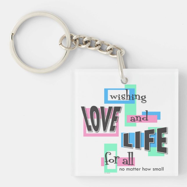 Llavero Keychain to promote life. (Frente)