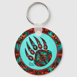 Llavero Keychain Tribal Bear Paw