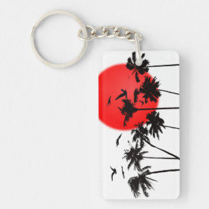 LLAVERO KEYCHAIN TROPICAL DEL SOL, POR EKLEKTIX