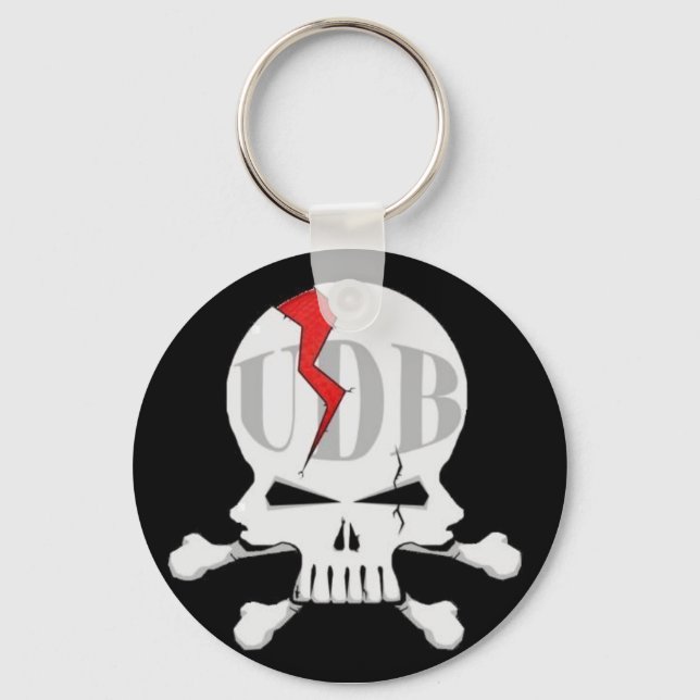 Llavero Keychain UDB - Negro (Anverso)