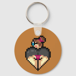 Llavero Keychain, una bibliotecaria traviesa