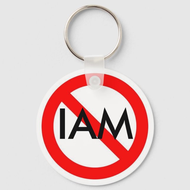 Llavero Keychain universal NO IAM (Anverso)