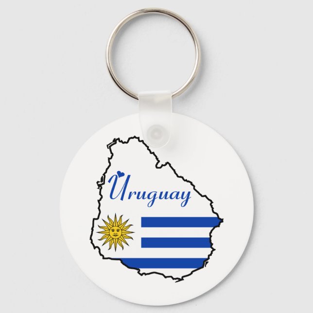Llavero Keychain Uruguay (Anverso)