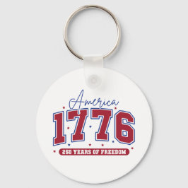 Llavero Keychain USA 250th Anniversary Patriotic Keychain