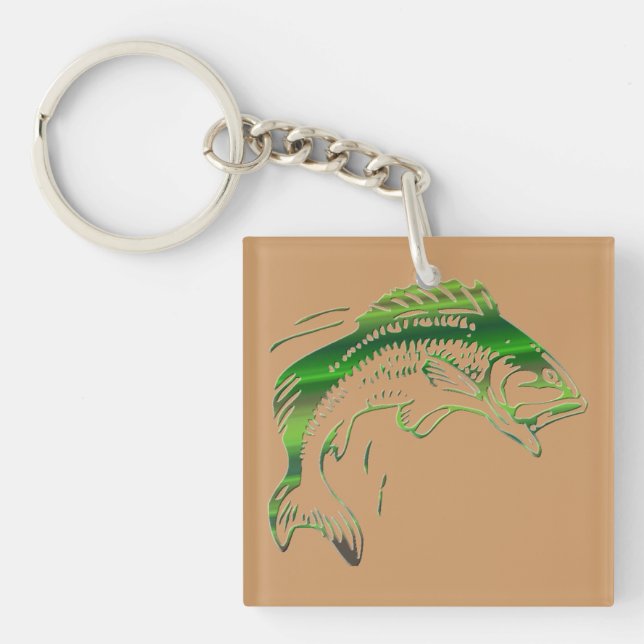 Llavero Keychain verde (Frente)