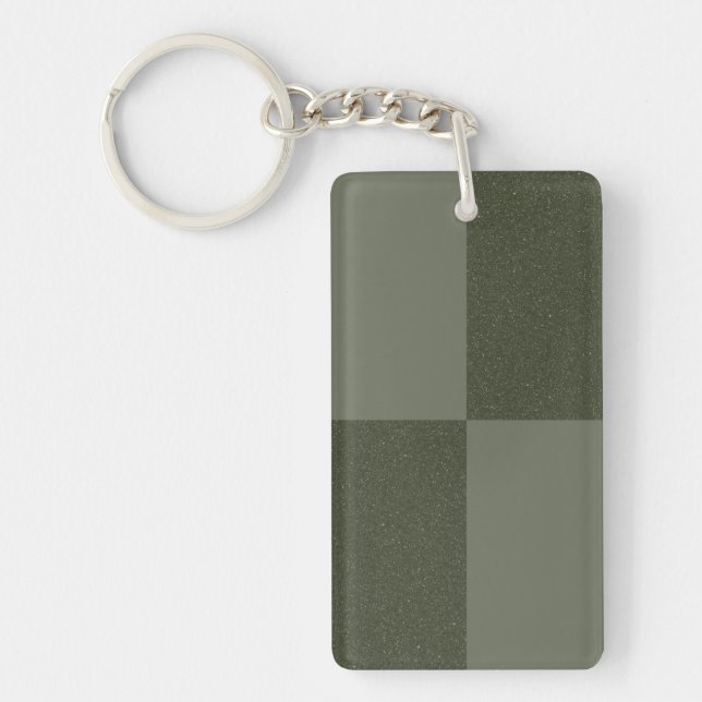 Llavero Keychain verde acrílico de Moss controlado - Perso (Frente)