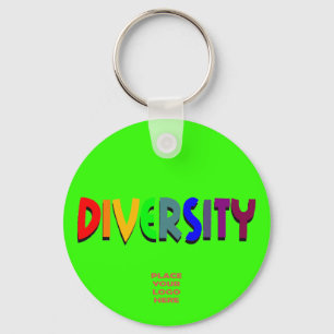 Llavero Keychain verde brillante Personalizado de la diver