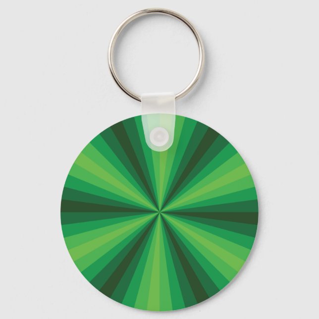 Llavero Keychain verde de ilusión óptica (Anverso)