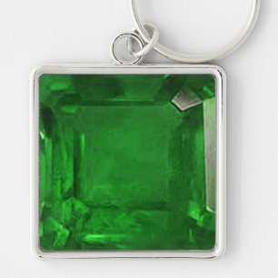 Llavero Keychain verde esmeralda