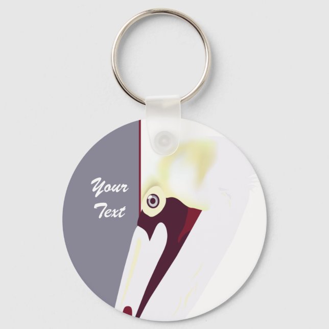 Llavero Keychain vertical pelicana (Anverso)