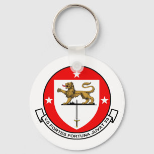 Llavero Keychain, VS-33 SCREWBIRDS FORTES FORTUNA JUVAT