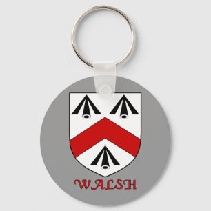Llavero Keychain Walsh Family Shield