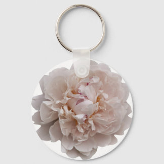Llavero Keychain White Peony