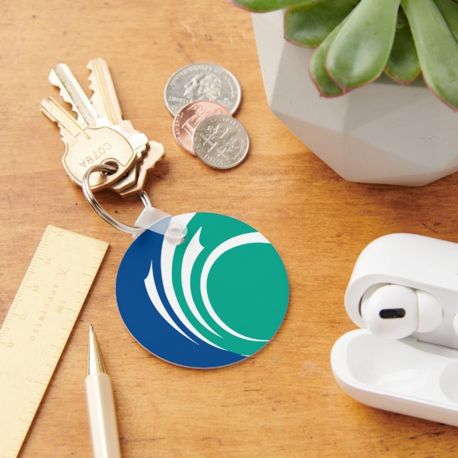 Llavero Keychain with Flag of Ottawa, Canada (Escritorio )