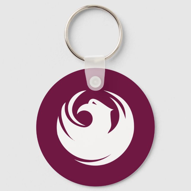 Llavero Keychain with Flag of Phoenix City, Arizona (Anverso)