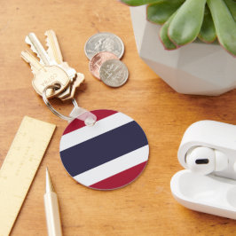 Llavero Keychain with Flag of Thailand