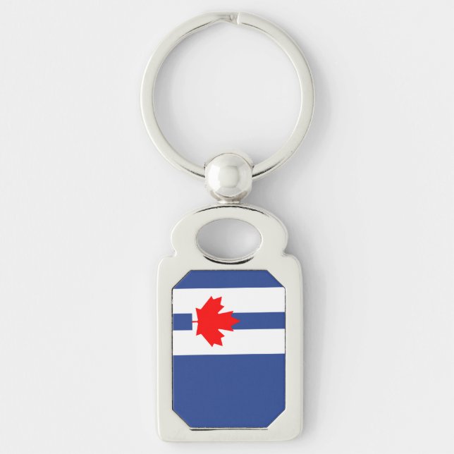 Llavero Keychain with flag of Toronto (Anverso)