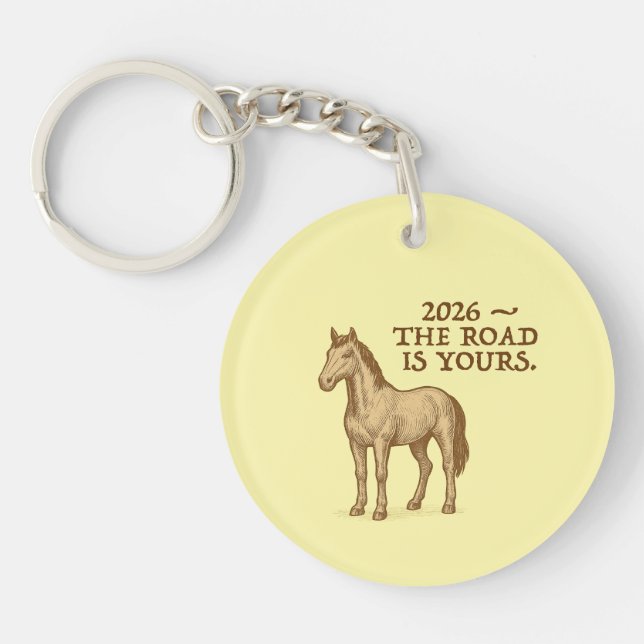 Llavero Keychain with horse (Frente)