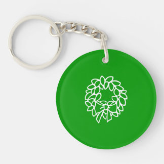 Llavero Keychain - Wreath Navidades