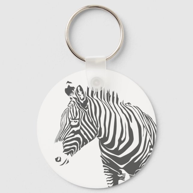 Llavero Keychain Zebra (Anverso)