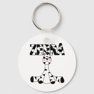 Llavero Keychain Zebra