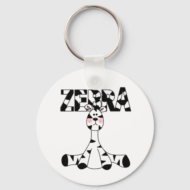 Llavero Keychain Zebra (Anverso)