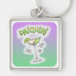 LLAVERO KEYCHAINS - ARTE CÓCTEL DE LA RECETA DAIQUIRI