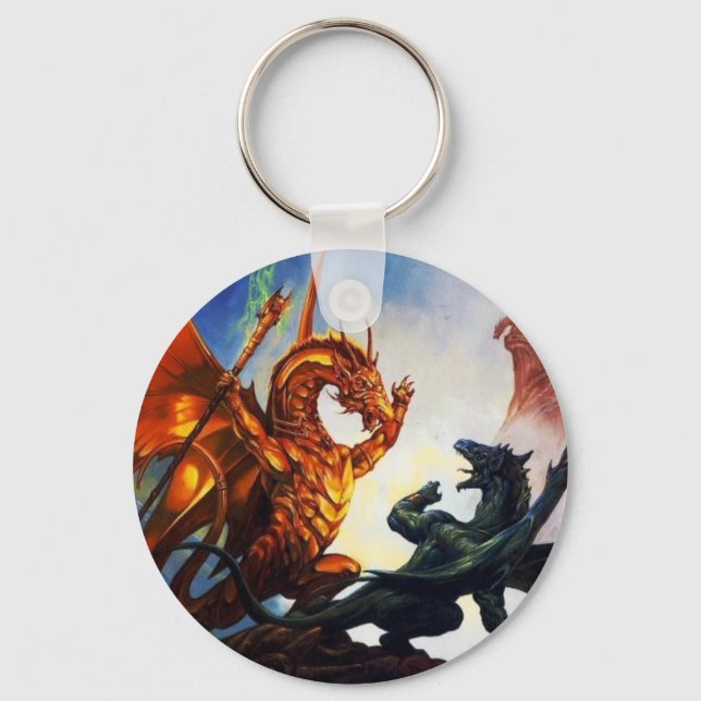 Llavero Keyhain del dragón poderoso (Anverso)