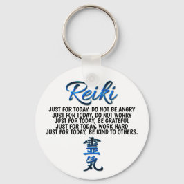 Llavero Keyring Blue Reiki Principles