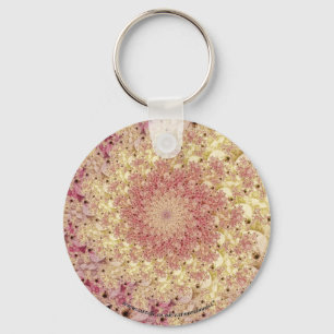 Llavero Keyring de flores antiguas