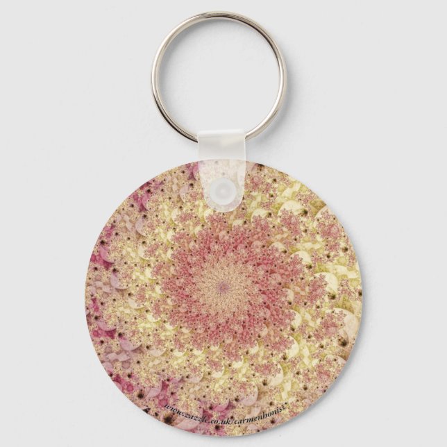 Llavero Keyring de flores antiguas (Anverso)