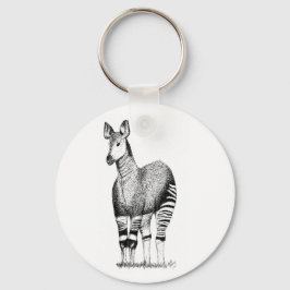 Llavero Keyring de Okapi Art