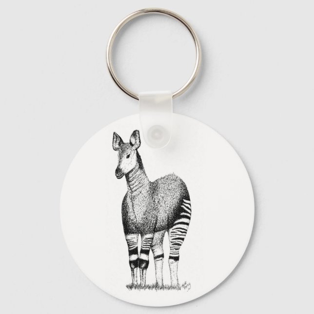 Llavero Keyring de Okapi Art (Anverso)