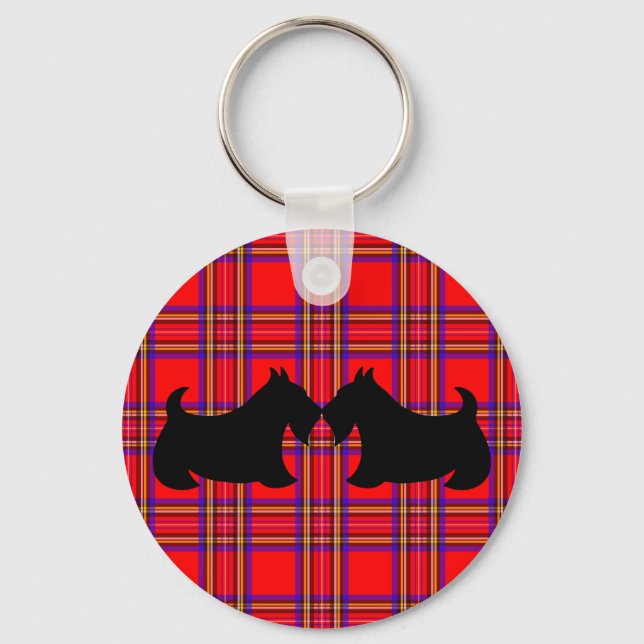 Llavero Keyring de Scottish Terrier (Anverso)