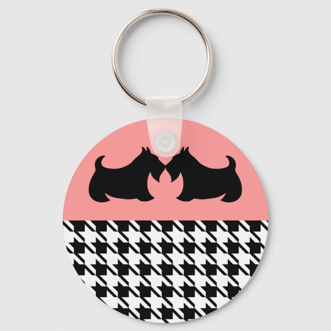 Llavero Keyring de Scottish Terrier (Anverso)
