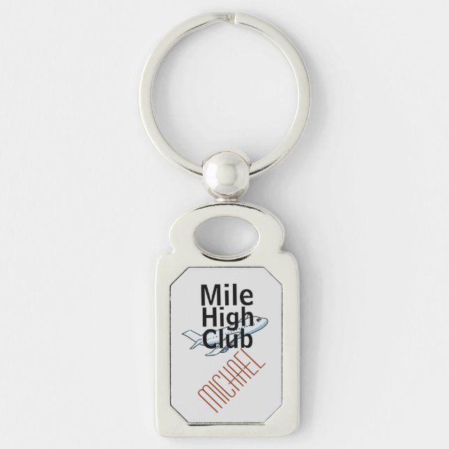 Llavero "Keyring, Personalizable de Mile High Club persona (Anverso)