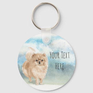 Llavero Keyring personalizado de Pomerania