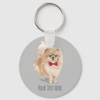 Llavero Keyring personalizado de Pomerania