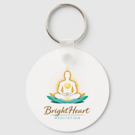 Llavero Keyring with Brightheart Meditation Logo