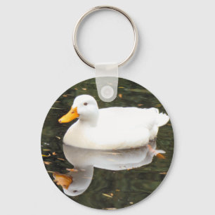 Llavero Keyschains del pato blanco