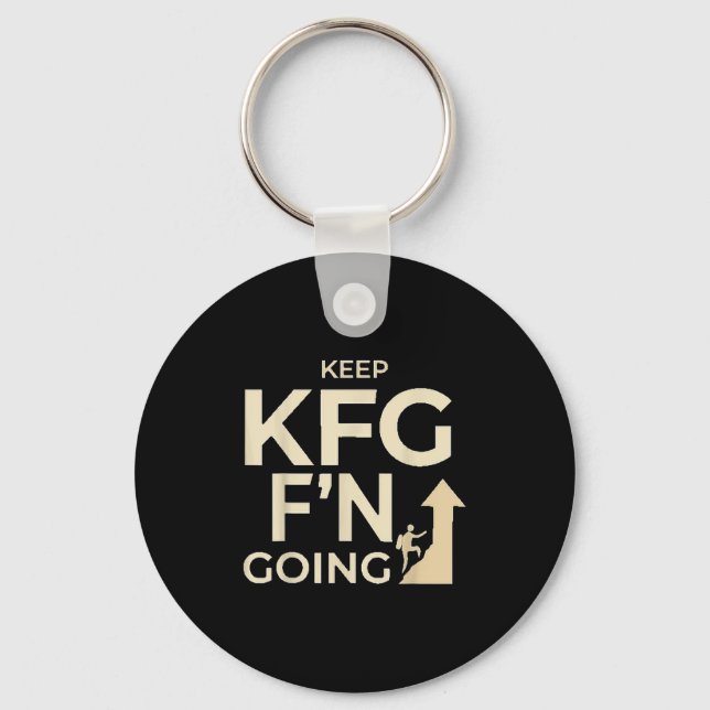 Llavero Kfg Keep F'n Going Military Style (Anverso)