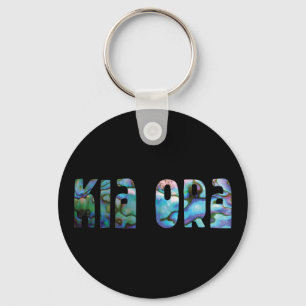 LLAVERO KIA ORA KIWI GREETING PAUA