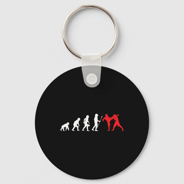Llavero Kick-boxer Entrenamiento de Desarrollo de Kickboxi (Anverso)