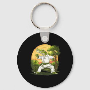 Llavero Kickboxing Cocodrilo Taekwondo Karate MMA Divertid