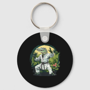 Llavero Kickboxing Cocodrilo Taekwondo Karate MMA Divertid