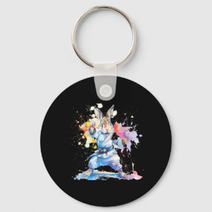 Llavero Kickboxing Conejo Karate Taekwondo Jiu-Jitsu MMA