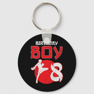Llavero Kickboxing Cumpleaños 8 Años Mma Artes Marciales B