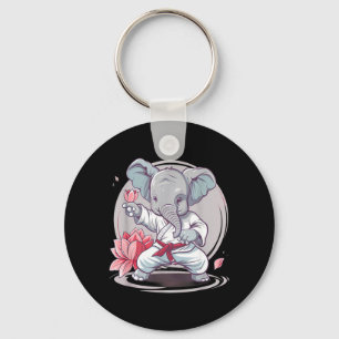 Llavero Kickboxing Elefante Karate Taekwondo Jiu-Jitsu MMA