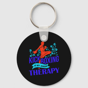 Llavero Kickboxing es mi terapia de ira Lucha de artes mar